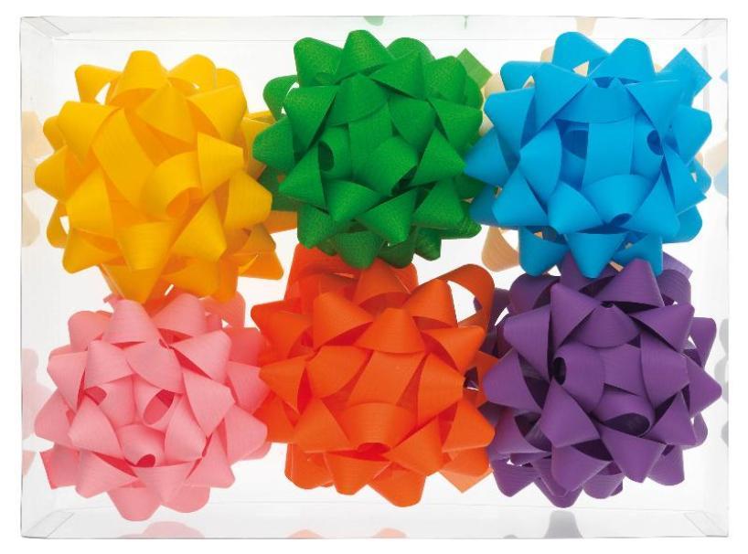 brizzolari brizzolari 12 pz. coccarde maxi 3323-99 19 mm colori assortiti pastello - foto 1