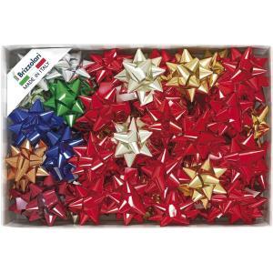 70 pz. coccarde stelle grandi 19mm colori assortiti metal 3270