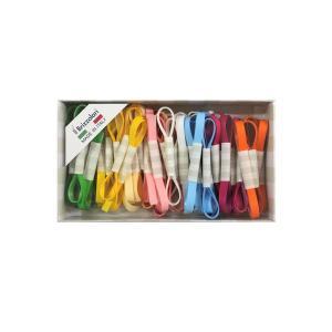 50 pz. matassine similpaper nastrini 10mmx3mt colori assortiti pastello 1023-00