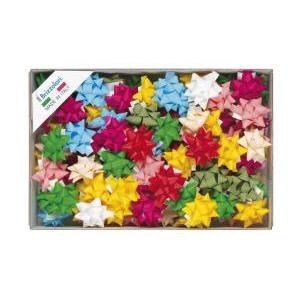 100 pz. coccarde medie 15mm autoadesive colori assortiti pastello chiaro 3123-99