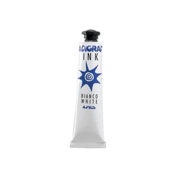 fila fila adigraf inchiostro 6 tubetti da 20ml colore bianco - foto 2