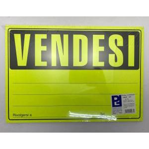 Picarta fabrianese 25 pz cartelli vendesi 22x33 cm colori assortiti fluo