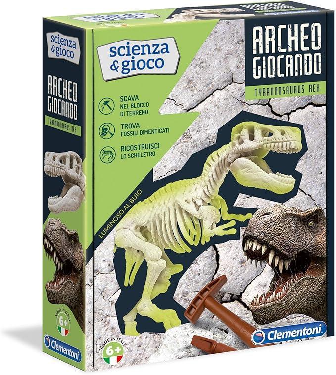 clementoni clementoni archeogiocando t-rex dinosauri scienza e gioco lab 19165 - foto 1