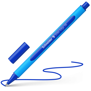 Schneider conf. 10 penne a sfera slider edge xb blu tratto 1,4 mm