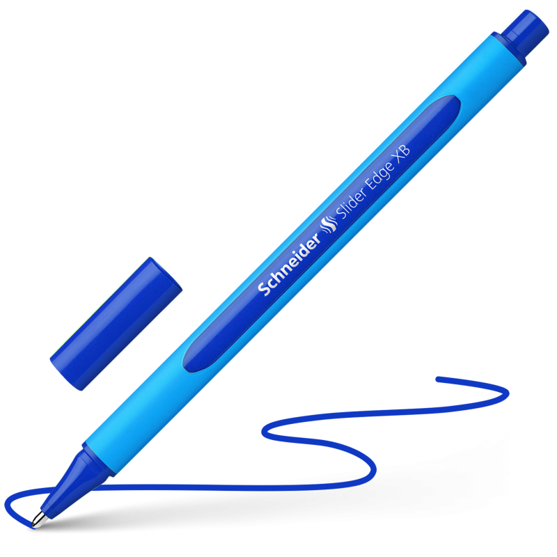 caimi schneider conf. 10 penne a sfera slider edge xb blu tratto 1,4 mm - foto 1