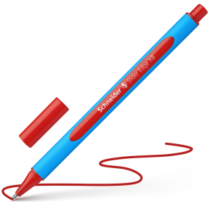 Schneider conf. 10 penne a sfera slider edge xb rosso tratto 1,4 mm