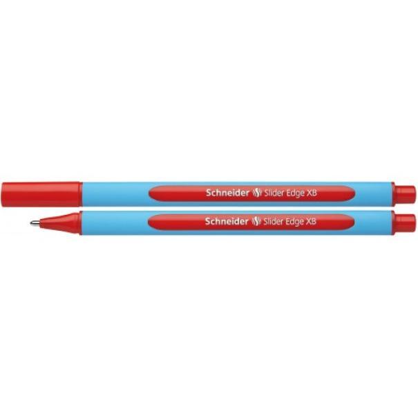 caimi schneider conf. 10 penne a sfera slider edge xb rosso tratto 1,4 mm - foto 2