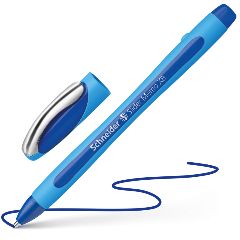 caimi schneider conf. 10 penne a sfera slider memo xb blu tratto 1,4 mm - foto 1