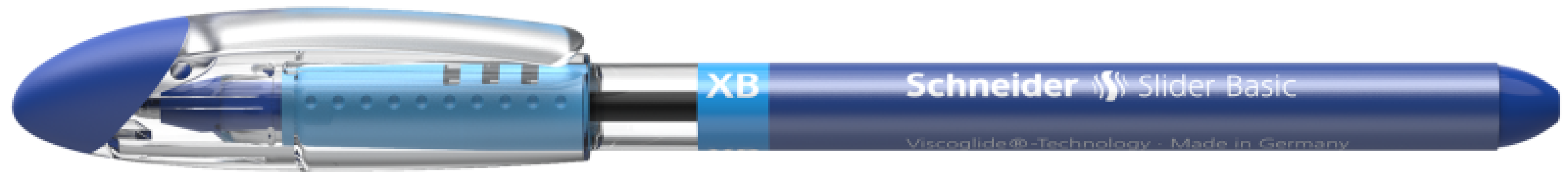 schneider schneider conf. 10 penne a sfera slider basic xb blu tratto 1,4 mm - foto 2