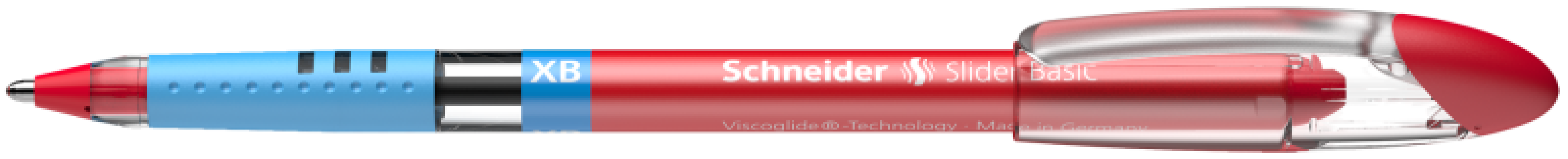 schneider schneider conf. 10 penne a sfera slider basic xb rosso tratto 1,4 mm - foto 3