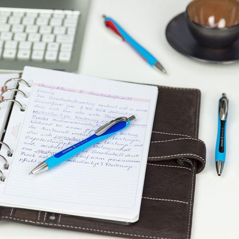 schneider schneider 5 pz penna a sfera slider rave xb blu tratto 1,4 mm - foto 5