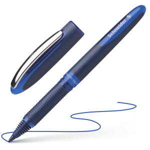 Schneider roller one business 10 pz penna colore blu tratto 0,6 mm
