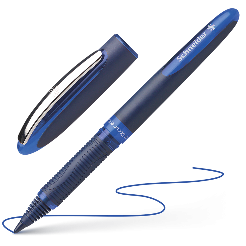 caimi schneider roller one business 10 pz penna colore blu tratto 0,6 mm - foto 1