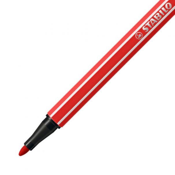 stabilo stabilo pen 68 10 pz pennarello premium n.48 carminio tratto 1,0 mm - foto 2