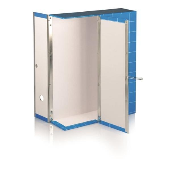 brefiocart brefiocart scatola box grigio resisto con cerniera in metallo 29,5x37,5cm dorso 9cm - foto 2