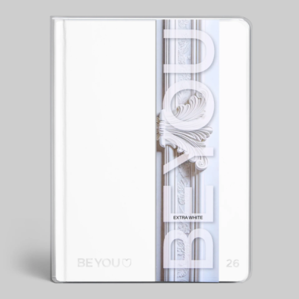 giochi preziosi be you diario agenda f.to easy 12 mesi datata 2025/26 extra white 12,5x16,5cm - foto 2