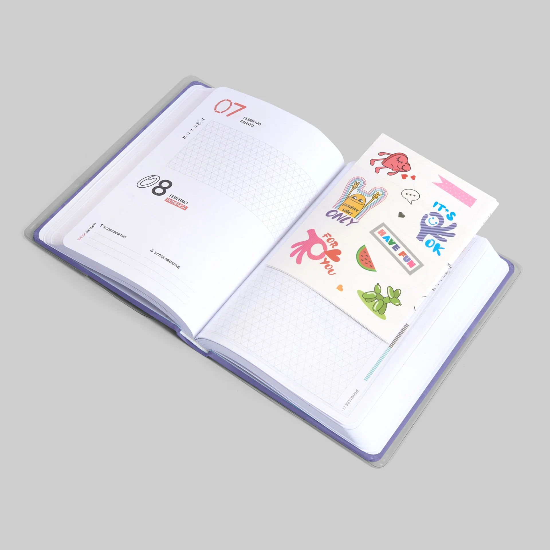 giochi preziosi be you diario agenda colour standard 2025/26 12 mesi datato 13,5x18,2cm - foto 5
