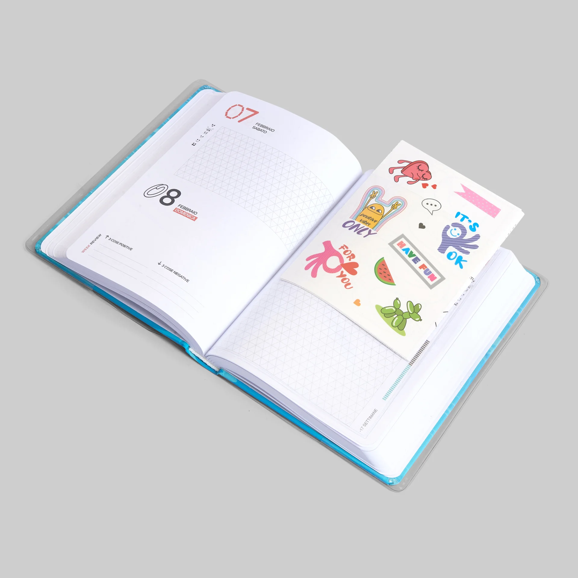 giochi preziosi be you diario agenda pattern easy 2025/26 12 mesi datato 12,5x16,5cm - foto 6