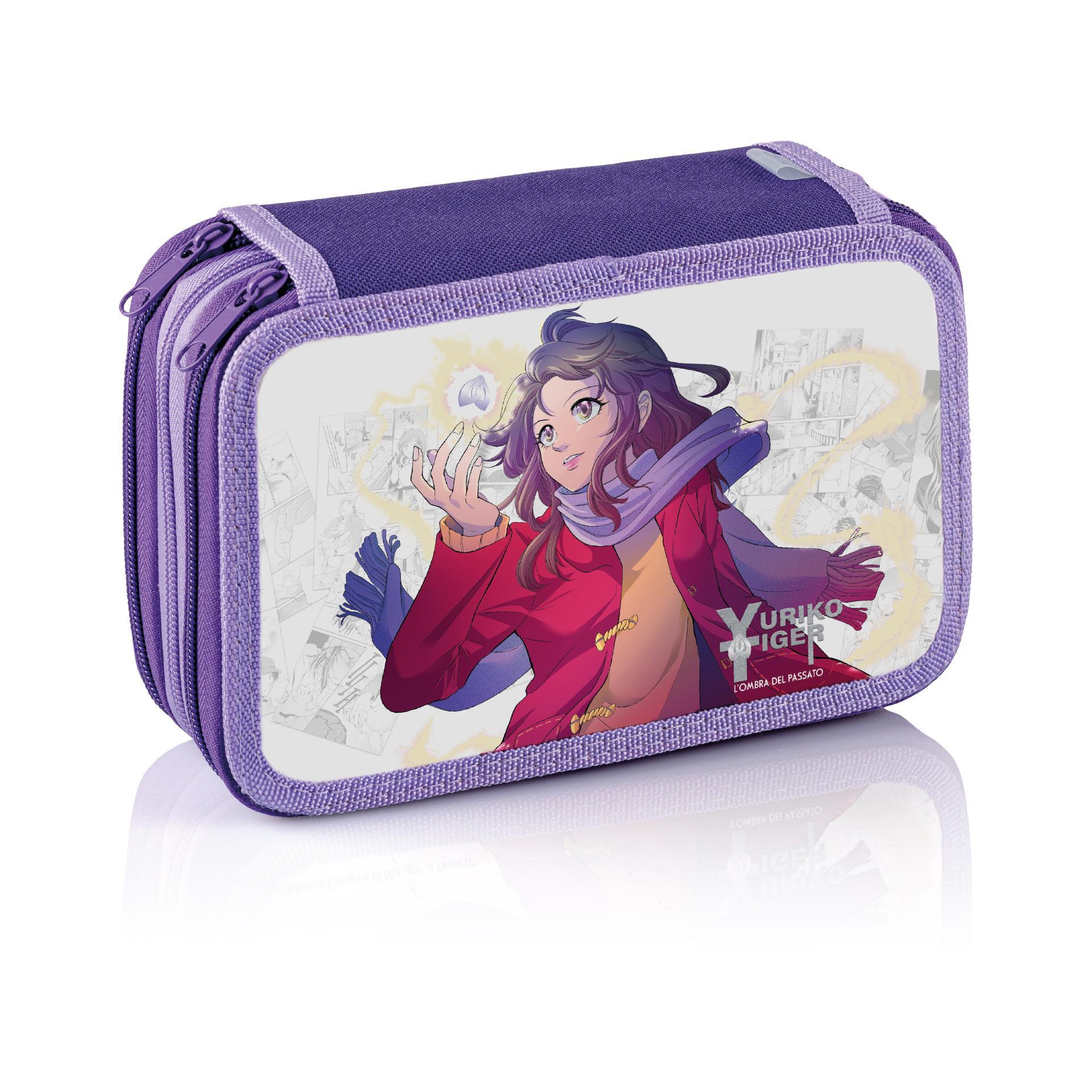 favorit favorit astuccio manga grande con 3 zip completo - foto 3