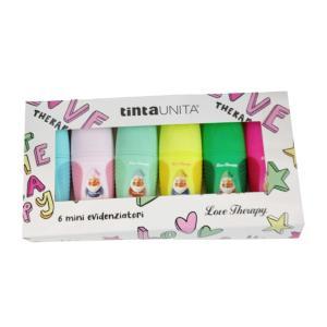 Set 6pz mini evidenziatori love therapy colori assortiti 50934