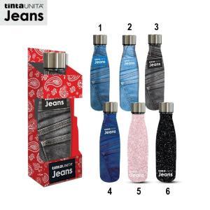 Borraccia termica tintaunita jeans glitter 500ml 6 varianti assortite