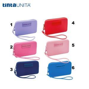 Borsellino bustina in silicone con laccio excellent tintaunita piccola 14,5x8,5x2,5cm colori assortiti 60306