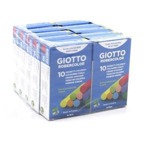 Gessi 10 conf. da 10 gessetti colorati per lavagna