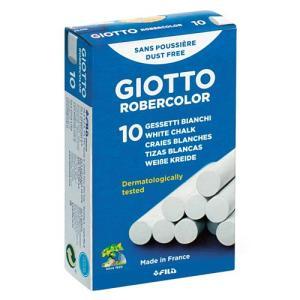 Gessi 1 conf. da 10 gessetti bianchi per lavagna