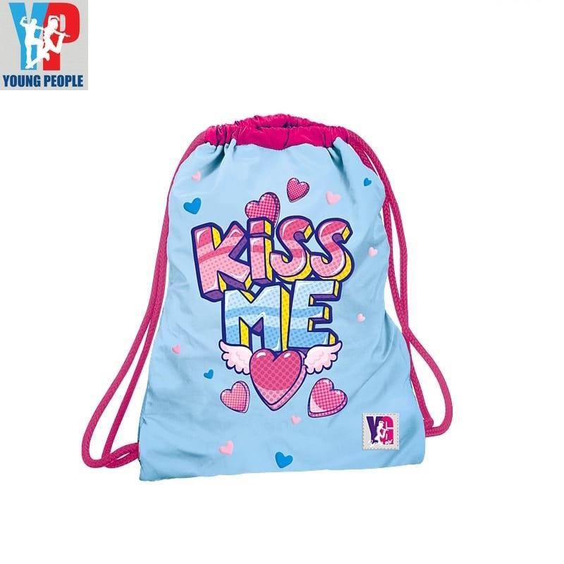 tinta unita sakky bag kiss me young people sacca tinta unita 30x40cm 51044 - foto 1