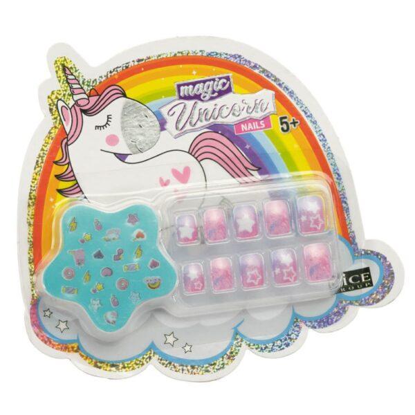 tinta unita tinta unita nails magic unicorn set per decorazione unghie - foto 1
