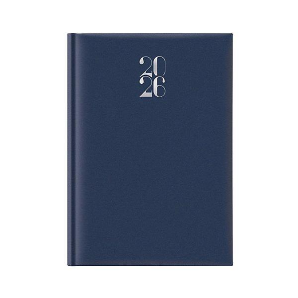 notabene notabene agenda giornaliera gommato 2026 14,5x20,5cm blu sab/dom abbinati - foto 1