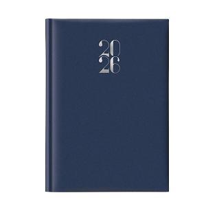 Agenda settimanale gommato 2026 17x24 cm blu sab/dom abbinati