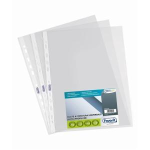 10 pz buste forate interni listino finitura liscia 35x50 cm