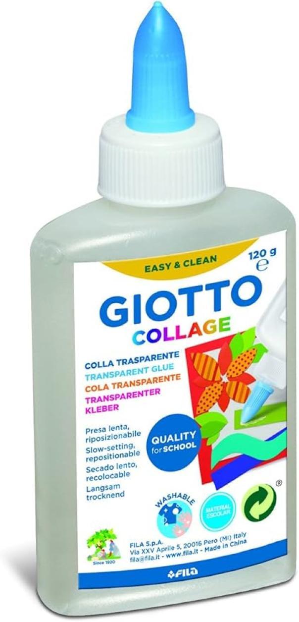 giotto giotto 12 pz colla collage liquida trasparente 120 g - foto 2