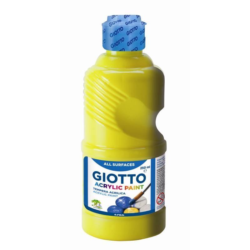 giotto giotto tempera acrilica 250 ml giallo primario 02 - foto 1
