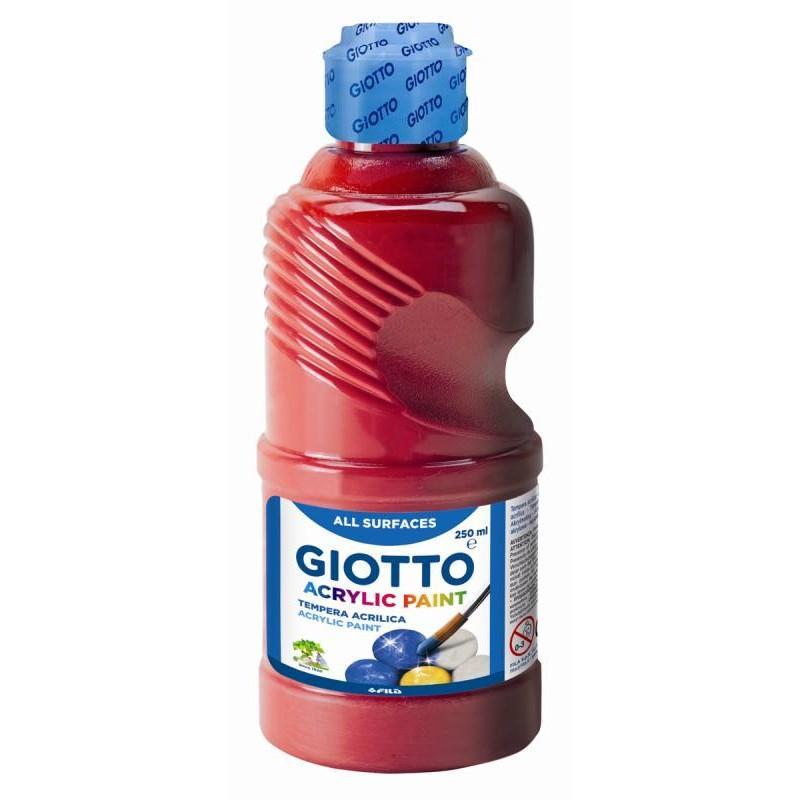 giotto giotto tempera acrilica 250 ml rosso 08 - foto 1