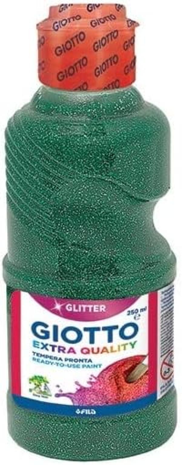 giotto giotto tempera glitter extra quality 250 ml verde 05 - foto 1