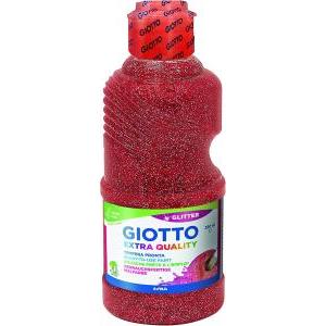 Tempera glitter extra quality 250 ml rosso 06