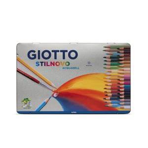 Stilnovo aquarell 36 pastelli scatola in metallo mina 3,3mm