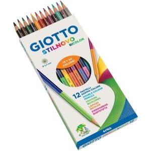 Stilnovo bicolor pastelli 12 colori (totale 24 colori) mina 3,3 mm