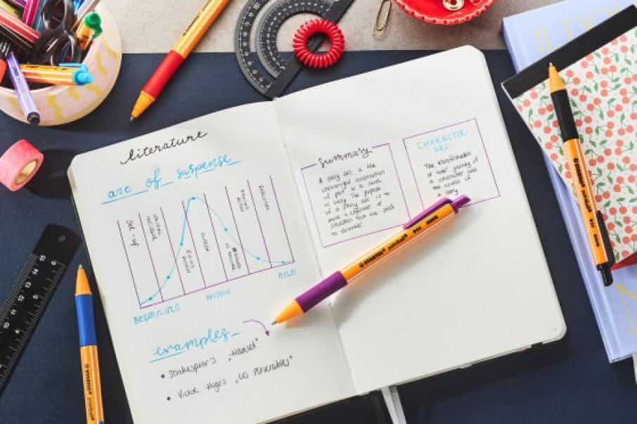 stabilo stabilo penna sfera pointball 6030/58 punta m tratto 0,5 mm lilla conf. 10 pz. - foto 3