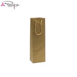 Pnp 12pz buste porta bottiglia oro con manico 12x9x39cm