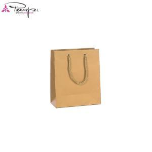 Pnp 12pz buste regalo shopping oro con manico 19x16x8cm