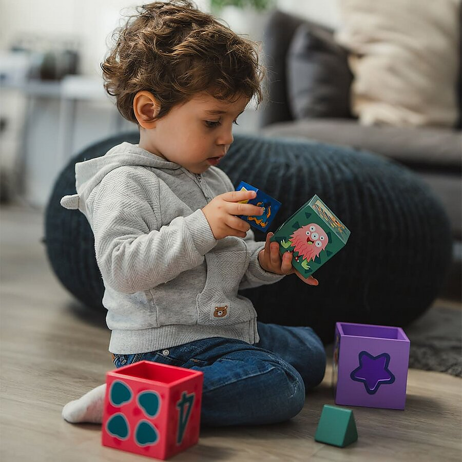 dal negro dal negro cubi attivi in legno 54116 giocattolo educativo - foto 3