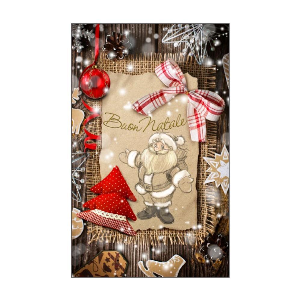 cecami cecami 48pz biglietti auguri buon natale 9x14cm fantasie assortite 50165bn - foto 5