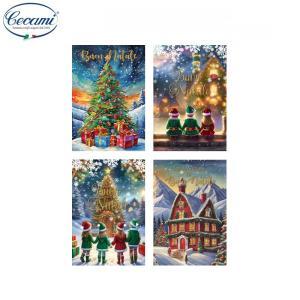 12pz biglietti auguri buon natale 12x18cm 50176bn
