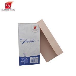 50pz buste da lettera perla nude 11x22cm 120gr/mq