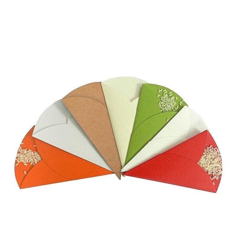 gs cartotecnica gs cartotecnica 25pz conetti porta riso/confetti carta riciclata verde salvia - foto 1
