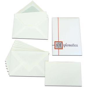 10 buste+10 cartoncini da lettera carta diplomatica 0568