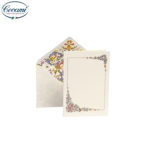 10 buste+10 biglietti 12x18cm stile fiorentino decorazioni floreali 30052